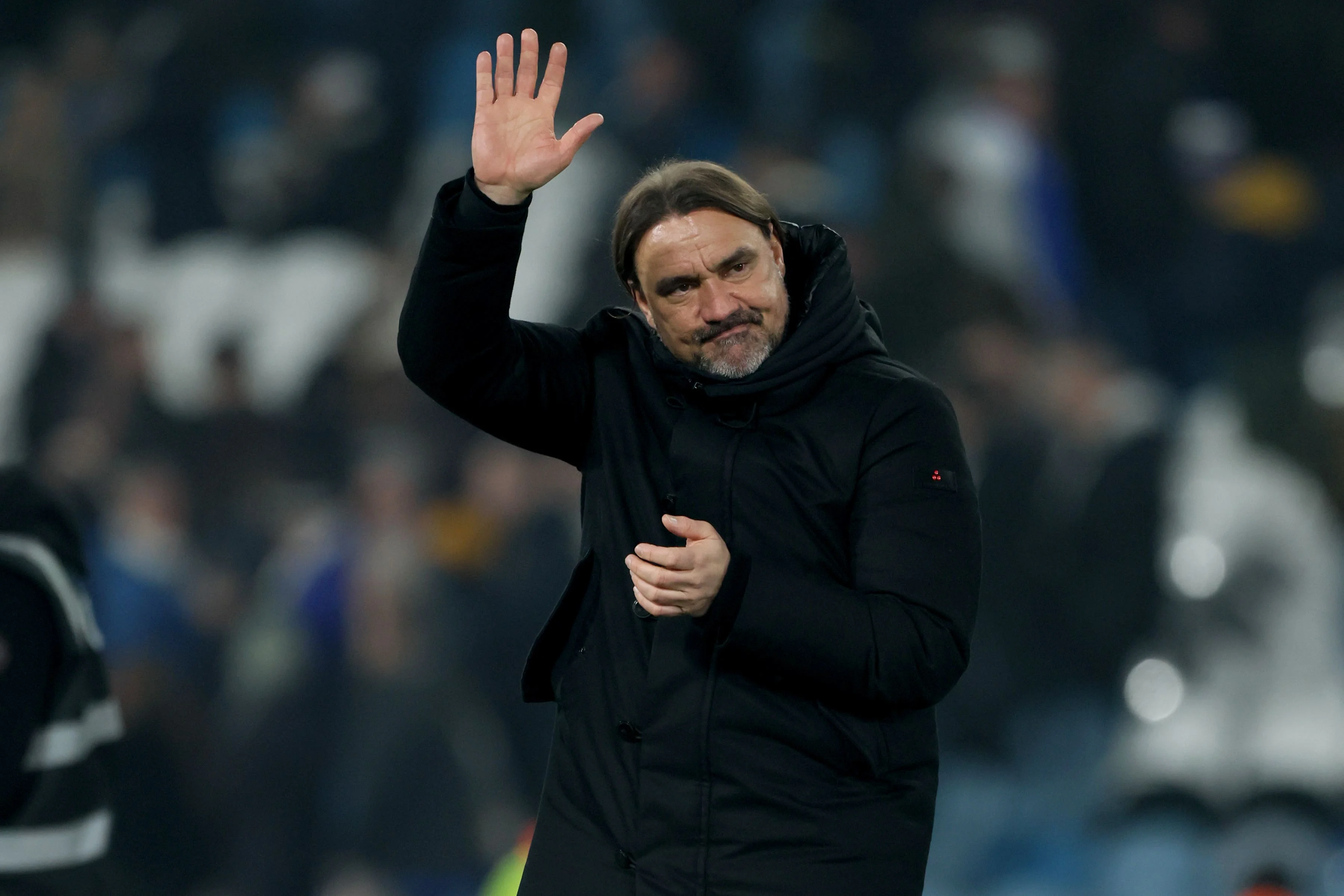 Leeds manager Daniel Farke is happy with a point against Brentford (Richard Sellers/PA)