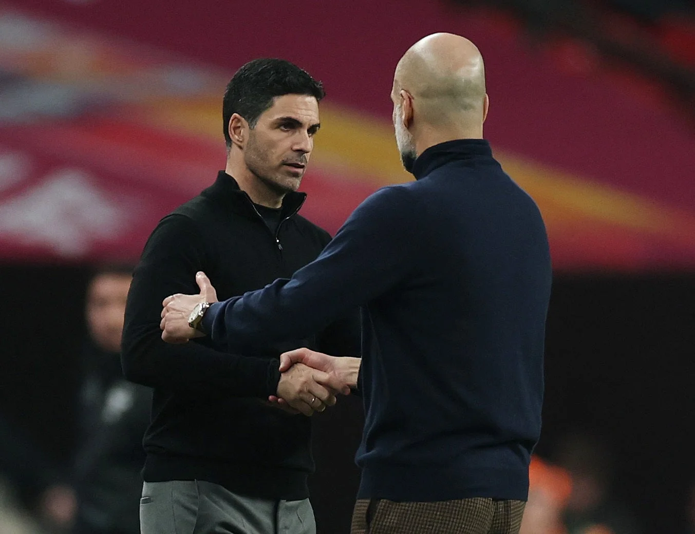 Pep Guardiola continued his hold over protege Mikel Arteta