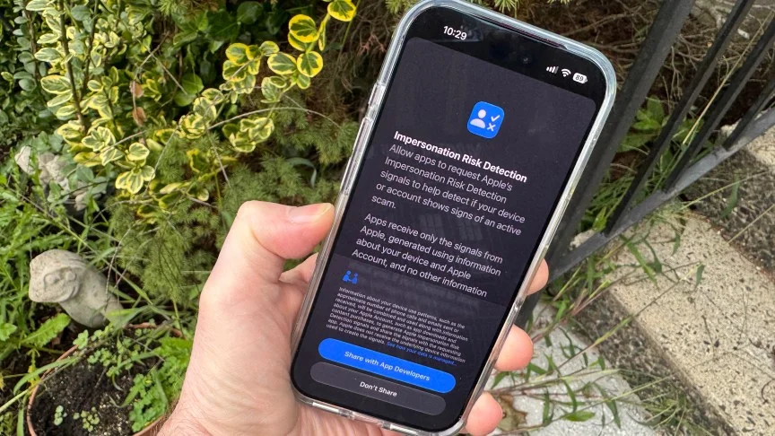 Apple's new Impersonation Risk Detection