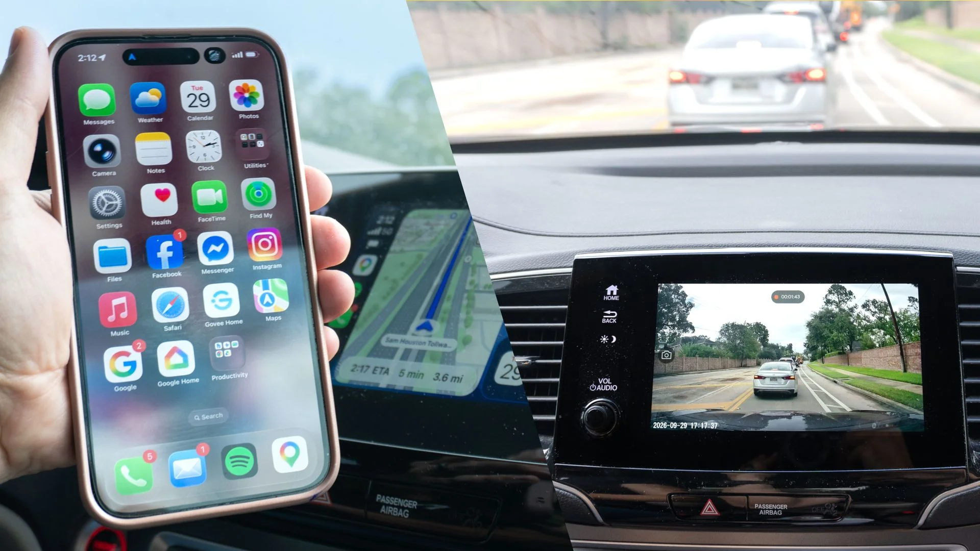 I added a dashcam and wireless CarPlay to my car — and it's the best 2-in-1 upgrade I've ever made